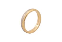 HALLMARKED 18CT GOLD BAND RING
