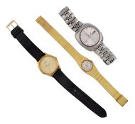 20TH CENTURY TISSOT STYLIST & TWO GENTLEMAN'S SEIKO WRISTWATCHES