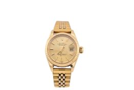 ROLEX OYSTER PERPETUAL DATEJUST 18CT LADIES WRISTWATCH