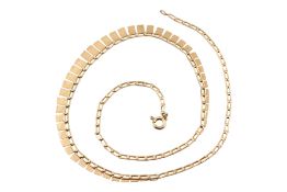9CT GOLD FRINGE NECKLACE CHAIN