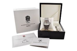 LIMITED EDITION ENGLAND RUGBY KLAUS KOBEC WRISTWATCH