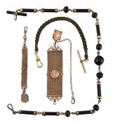 ASSORTMENT OF ANTIQUE WATCH CHAINS