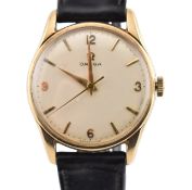 1960S 9CT GOLD GENTLEMEN'S OMEGA WRISTWATCH