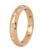 18CT GOLD & DIAMOND ETERNITY RING