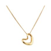 MAPPIN & WEBB 18CT GOLD NECKLACE AND HEART PENDANT