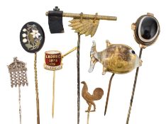 COLLECTION OF ANTIQUE & VINTAGE STICK PINS