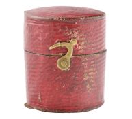 A GEORGIAN RING BOX