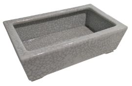 20TH CENTURY CHINESE GE WARE TYPE PLANTER 20世纪仿哥窑水仙盆