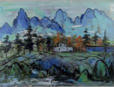 AFTER LIN FENGMIAN (1900-1991) - MOUNTAIN FOREST 林风眠