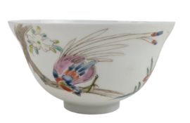 19TH CENTURY JAPANESE EDO PERIOD KAKIEMON TYPE MIKAWACHI TEA BOWL 日本江户茶盌