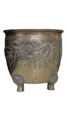 EARLY 20TH CENTURY BRASS JAPANESE PLANTER / JARDINIERE 日本 黄铜花盆