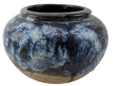 TANG DYNASTY OR LATER POTTERY POT / VESSEL 唐或以后陶罐