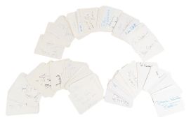 AUTOGRAPHS - LARGE COLLECTION OF 100+