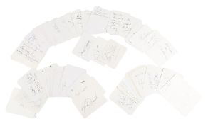 AUTOGRAPHS - LARGE COLLECTION OF 100+