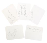 FAWLTY TOWERS (BBC SITCOM) - CAST AUTOGRAPHS