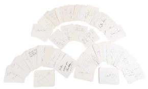 AUTOGRAPHS - LARGE COLLECTION OF 100+