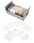 AUTOGRAPHS - 'N&M' - LARGE COLLECTION OF X600 SIGNATURES