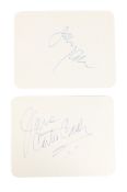 MUSIC - JOHNNY & JUNE CARTER CASH - AUTOGRAPHS