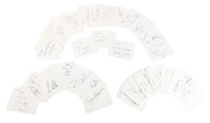 AUTOGRAPHS - LARGE COLLECTION OF 100+