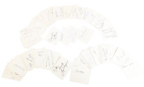 AUTOGRAPHS - LARGE COLLECTION OF 100+
