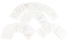 AUTOGRAPHS - LARGE COLLECTION OF 100+
