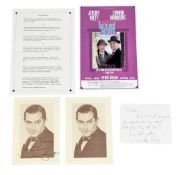 SHERLOCK HOLMES - JEREMY BRETT SIGNED PHOTOGRAPH