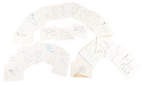 AUTOGRAPHS - LARGE COLLECTION OF 100+