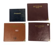 AUTOGRAPH ALBUMS - VARIOUS AUTOGRAPHS