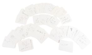 AUTOGRAPHS - LARGE COLLECTION OF 100+