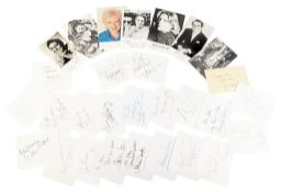 BRITISH COMEDY - COLLECTION OF AUTOGRAPHS