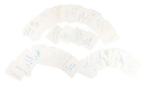 AUTOGRAPHS - LARGE COLLECTION OF 100+