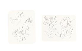 MUSIC - THE DRIFTERS - BEN E. KING - AUTOGRAPHS