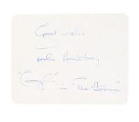 CARRY ON FILMS - CHARLES HAWTREY (D.1988) - AUTOGRAPH