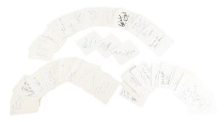 AUTOGRAPHS - LARGE COLLECTION OF 100+