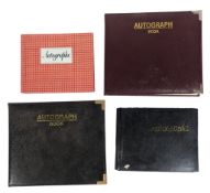 AUTOGRAPH ALBUMS - VARIOUS AUTOGRAPHS