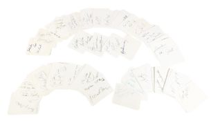 AUTOGRAPHS - LARGE COLLECTION OF 100+
