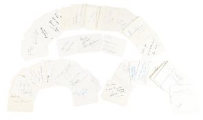 AUTOGRAPHS - LARGE COLLECTION OF 100+
