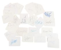 HOLLYWOOD - LARGE COLLECTION OF ACTOR AUTOGRAPHS