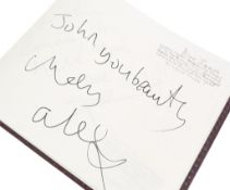 AUTOGRAPH ALBUMS - VARIOUS AUTOGRAPHS