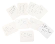 ON THE BUSES (LWT SITCOM) - CAST AUTOGRAPHS