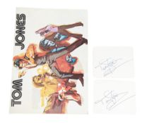 MUSIC - TOM JONES - AUTOGRAPHS & VINTAGE PROGRAMME