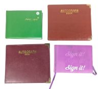 AUTOGRAPH ALBUMS - VARIOUS AUTOGRAPHS