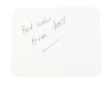 FAWLTY TOWERS (BBC SITCOM) - RARE BRIAN HALL AUTOGRAPH