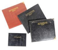 AUTOGRAPH ALBUMS - VARIOUS AUTOGRAPHS