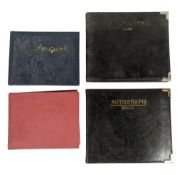 AUTOGRAPH ALBUMS - VARIOUS AUTOGRAPHS