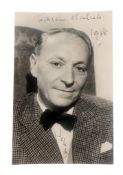 DOCTOR WHO - WILLIAM HARTNELL (D.1975) - AUTOGRAPHED PHOTOGRAPH