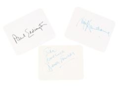 YES MINISTER (BBC SITCOM) - MAIN CAST AUTOGRAPHS
