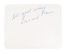 ONLY FOOLS & HORSES - LENNARD PEARCE (D.1984) - AUTOGRAPH