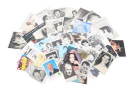 AUTOGRAPHS - BRITISH ENTERTAINERS