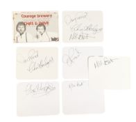 MUSIC - CHAS & DAVE - COLLECTION OF AUTOGRAPHS